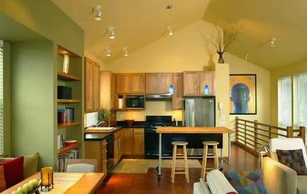 美式田園風(fēng)格別墅裝修裝飾 廚房.jpg